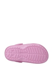 Crocs Pink Kids Classic Glitter Lined Clogs - Image 5 of 5