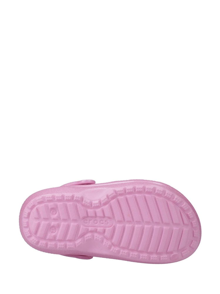 Crocs Pink Kids Classic Glitter Lined Clogs - Image 5 of 5