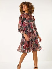 Roman – Minikleid mit floralem Jacquard-Print - Bild 3 von 6