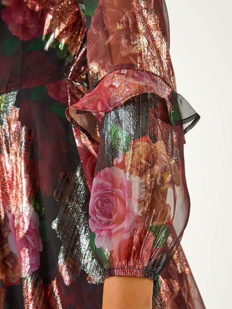 Roman – Minikleid mit floralem Jacquard-Print - Bild 6 von 6