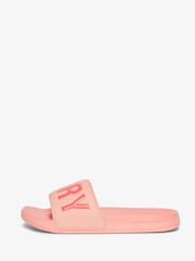 Superdry Pink Core Pool Slides - Image 2 of 6