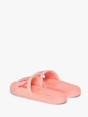 Superdry Pink Core Pool Slides - Image 4 of 6