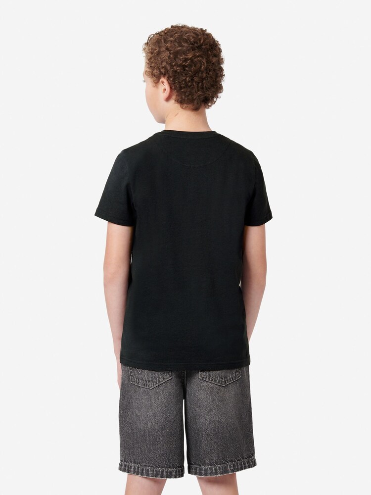 Zwart - Wrangler Boys Tubular 100% Cotton T-Shirt - Image 2 of 8