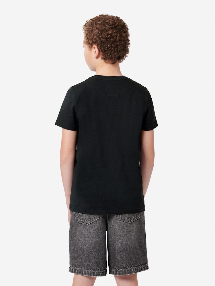 Wrangler Black Tubular T-Shirt - Image 2 of 8 Wrangler Black Tubular T-Shirt - Image 2 of 8
