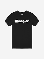 Zwart - Wrangler Boys Tubular 100% Cotton T-Shirt - Image 6 of 8