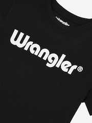 Zwart - Wrangler Boys Tubular 100% Cotton T-Shirt - Image 8 of 8