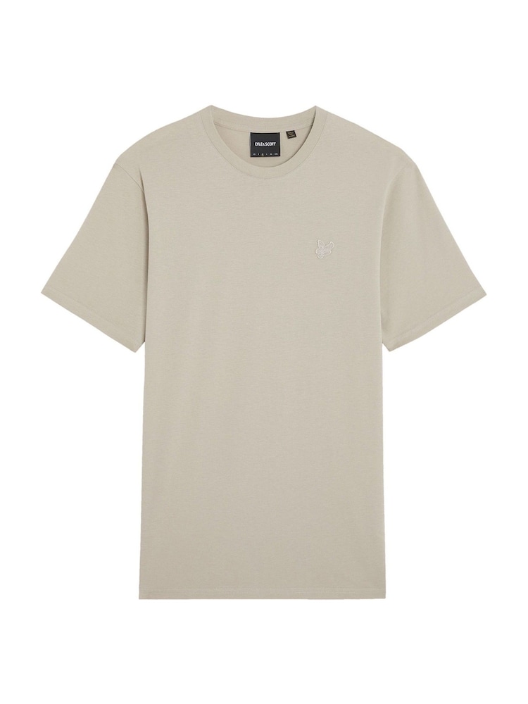 Grau - Lyle & Scott T-Shirt aus Superfein-Baumwolle - Bild 4 von 4