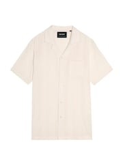 Lyle & Scott Natural Broderie Resort Shirt - Image 4 of 4
