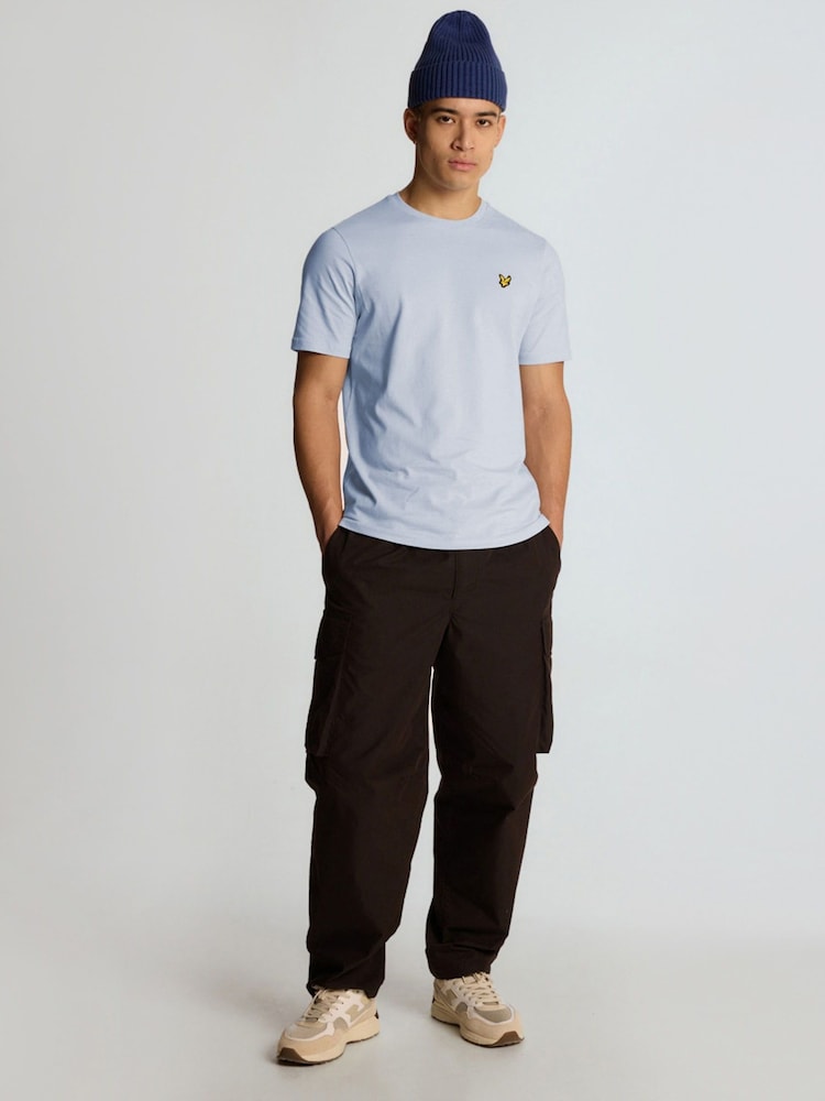 Lyle & Scott Light Blue Plain T-Shirt - Image 2 of 5