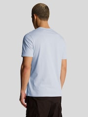 Lyle & Scott Light Blue Plain T-Shirt - Image 3 of 5