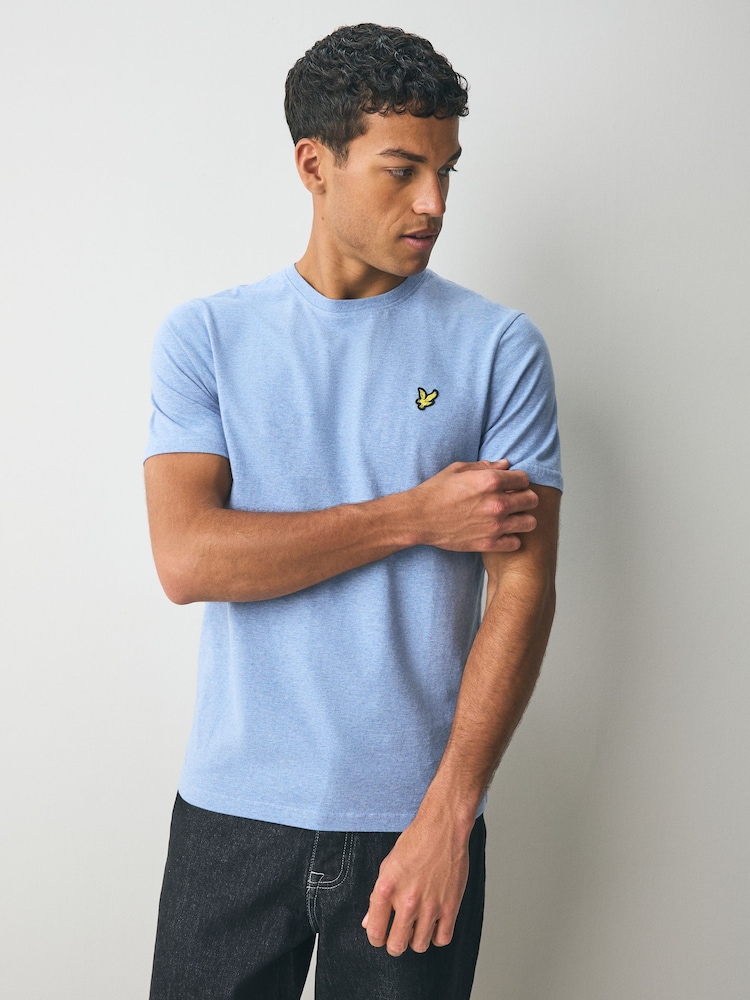 Lyle & Scott Blue Heather T-Shirt - Image 1 of 5 Lyle & Scott Blue Heather T-Shirt - Image 1 of 5