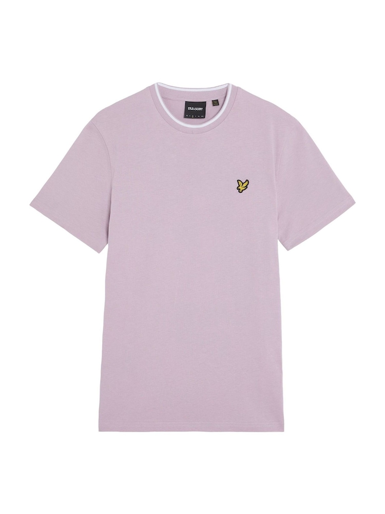 Lyle & Scott Purple Tipped T-shirt - Image 5 of 5