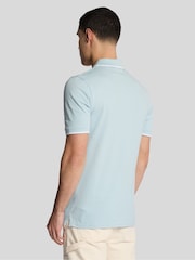 Lyle & Scott Blue Tipped Polo Shirt - Image 3 of 5