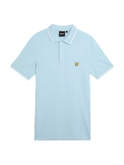 Lyle & Scott Blue Tipped Polo Shirt - Image 5 of 5