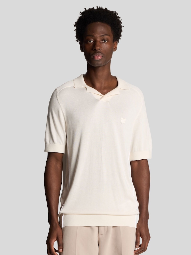 Lyle & Scott Seam Tipped Knitted Polo Shirt - Imagen 1 de 5