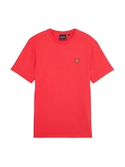 Lyle & Scott Red Plain T-Shirt - Image 1 of 1