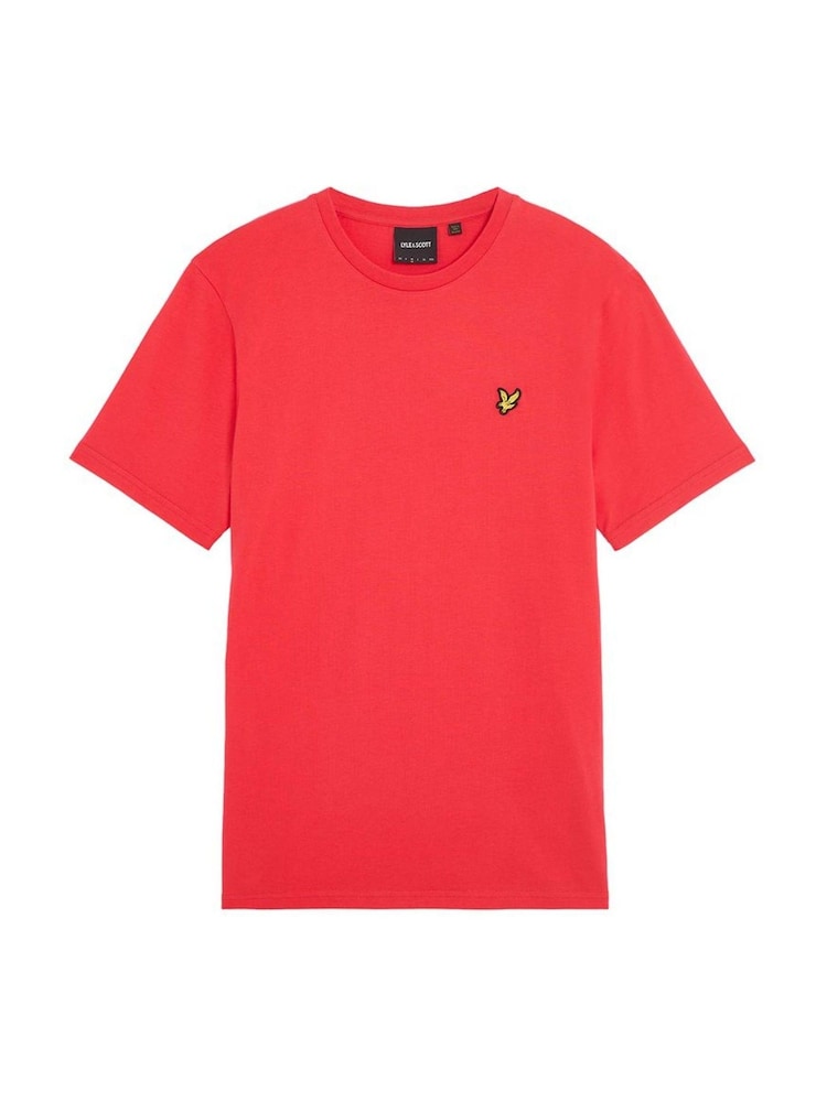 Lyle & Scott Red Plain T-Shirt - Image 1 of 1