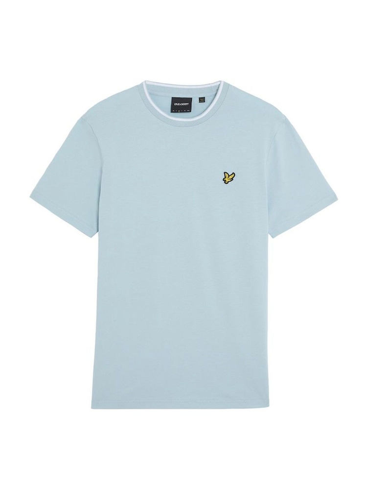 Lyle & Scott Blue Tipped T-shirt - Image 5 of 5