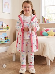 Harry Bear Pink Unicorn Pyjamas And Dressing Gown Set - Image 1 of 11
