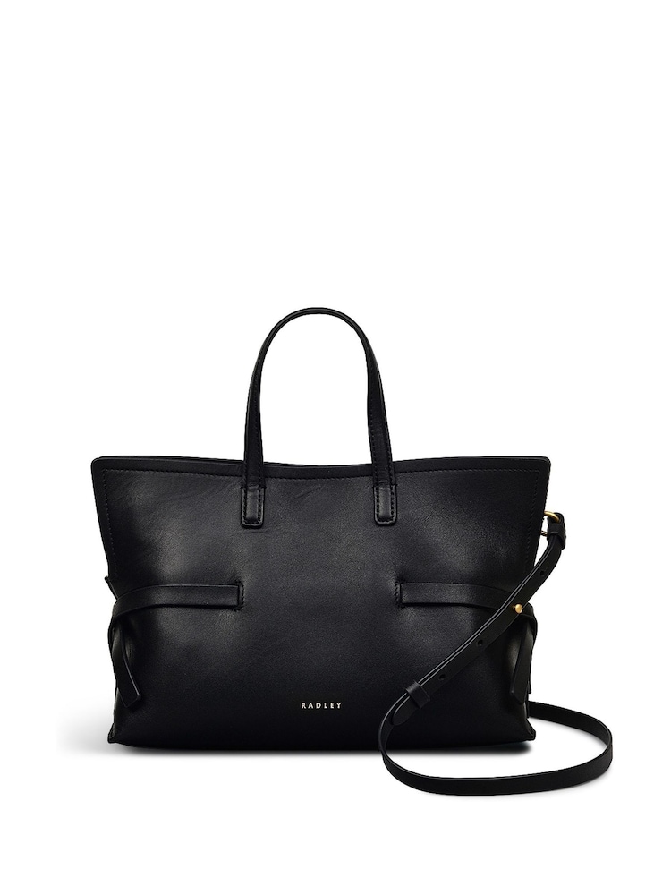 Radley Fleet Street Open Top Cross-Body Black Bag - Image 1 of 5