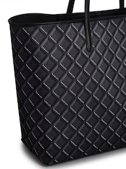 Radley Large Southwell Gardens Geo Open Top Black Tote Bag - Image 4 of 5