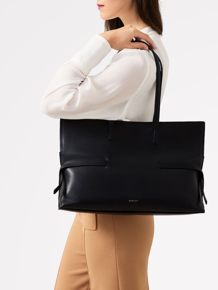 Radley Medium Fleet Street Open Black Tote Bag - Image 2 of 5