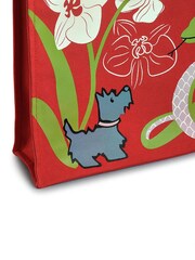 Radley London Red Lunar New Year Open Top Tote Bag - Image 4 of 4