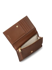 Radley London Oak Street Faux Lizard Flapover Brown Purse - Image 4 of 4