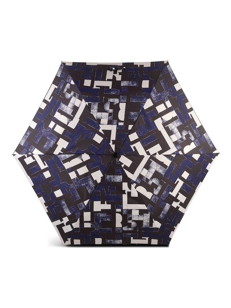 Radley London Abstract Geo Responsible Black Handbag Umbrella - Image 1 of 3