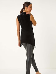 Blusa de terciopelo con botones de Roman - Imagen 3 de 5
