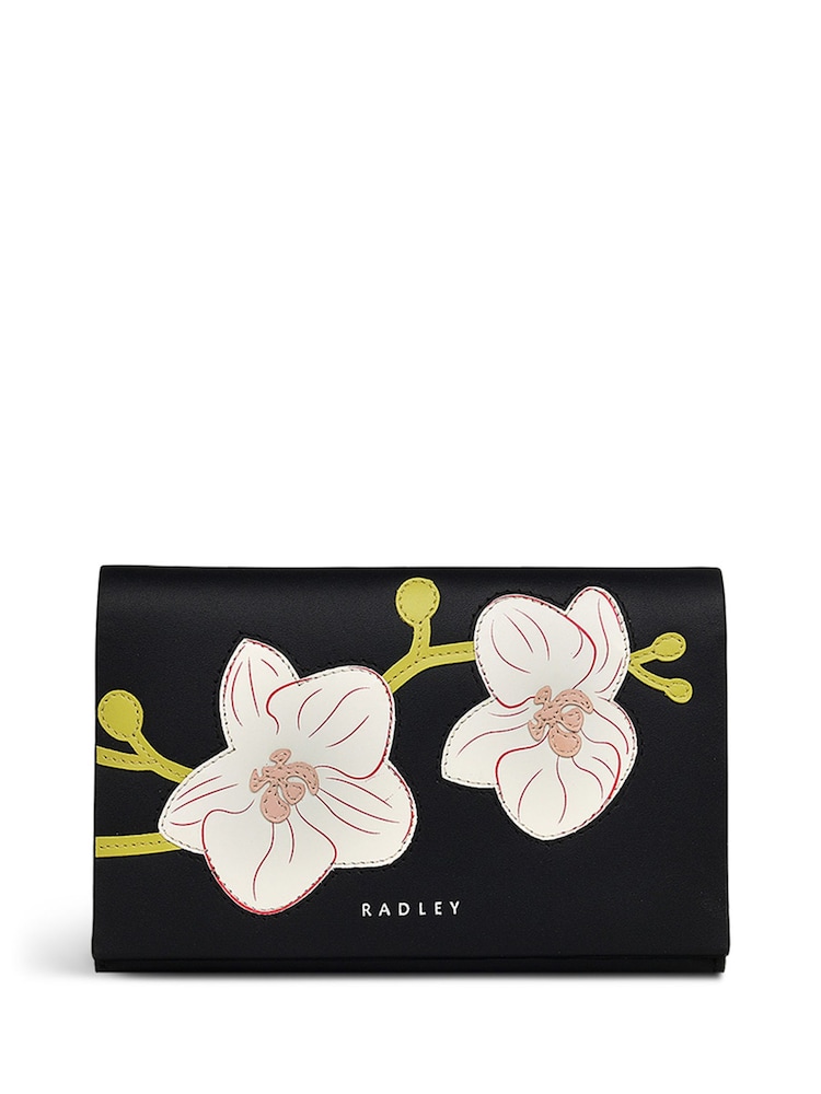 Radley Lunar New Year Flapover Black Purse - Image 1 of 4