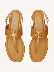 Tory Burch Gold Eleanor Sandals - Image 3 of 4