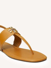 Tory Burch Gold Eleanor Sandals - Image 4 of 4