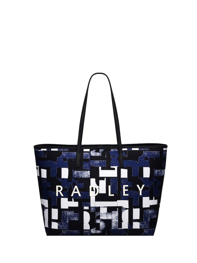 Radley Large Southwell Gardens Abstract Geo Open Top Tote Bag - Image 1 of 5