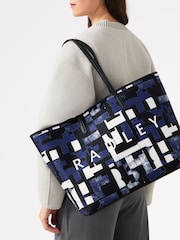 Radley Large Southwell Gardens Abstract Geo Open Top Tote Bag - Image 5 of 5