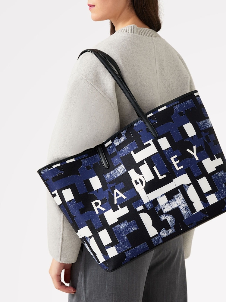 Radley Large Southwell Gardens Abstract Geo Open Top Tote Bag - Image 5 of 5