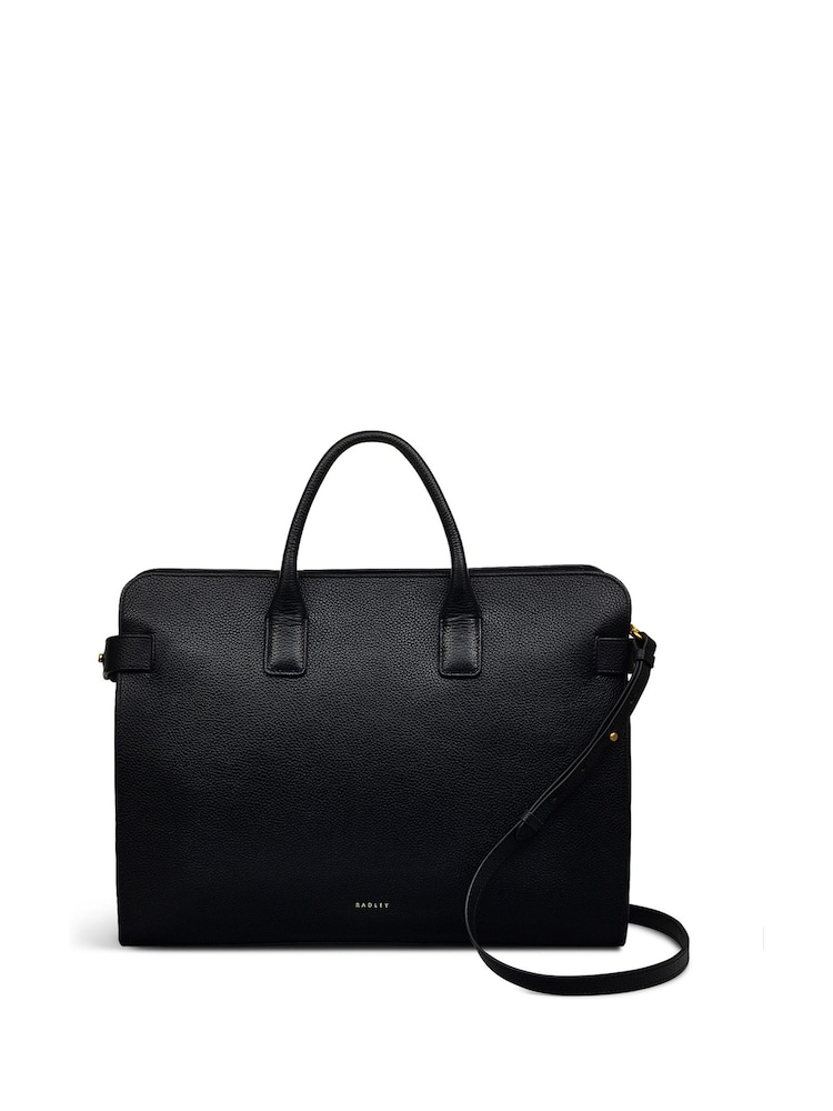 Radley Large The Rathbone Laptop Grab Black Bag - Image 1 of 5
