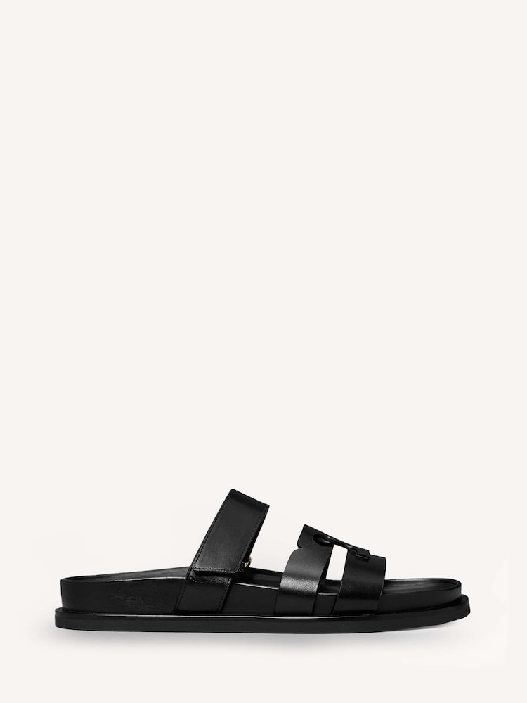 Tory Burch Black Ines Sport Slides - Image 2 of 4