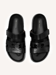 Tory Burch Black Ines Sport Slides - Image 3 of 4