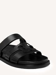 Tory Burch Black Ines Sport Slides - Image 4 of 4
