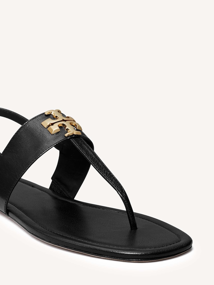 Tory Burch Black Eleanor Sandals - Image 4 of 4