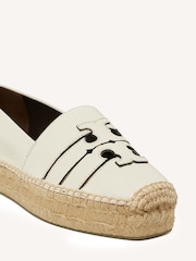 Tory Burch Brown Ines Multi Strap Platform Espadrille Sandals - Image 4 of 4