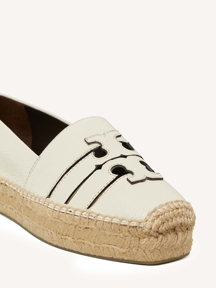 Tory Burch Brown Ines Multi Strap Platform Espadrille Sandals - Image 4 of 4