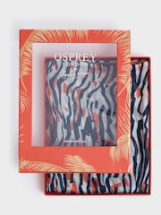 Osprey London Blue The Zebra Boxed Scarf - Image 1 of 4