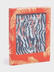 Osprey London Blue The Zebra Boxed Scarf - Image 2 of 4