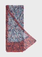 Osprey London Blue The Zebra Boxed Scarf - Image 3 of 4