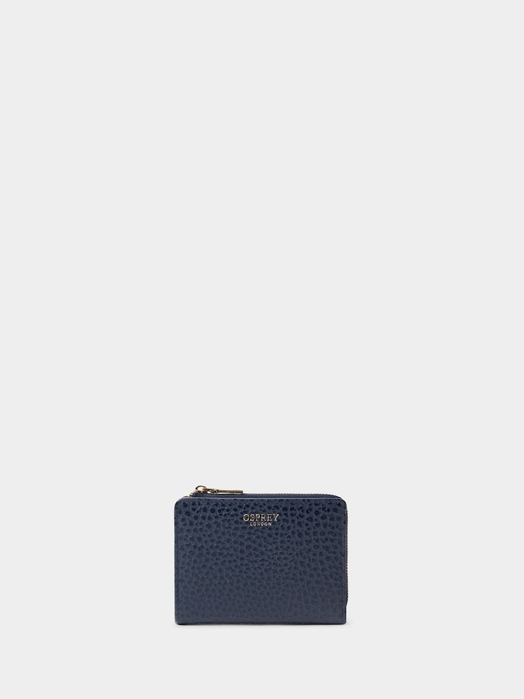 OSPREY LONDON The Buckley Leather 3/4 Zip Around Black Purse - Image 1 of 5
