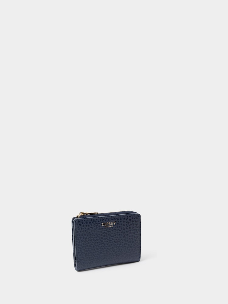 OSPREY LONDON The Buckley Leather 3/4 Zip Around Black Purse - Image 2 of 5