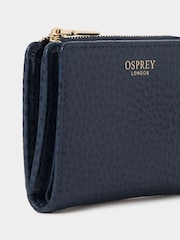 OSPREY LONDON The Buckley Leather 3/4 Zip Around Black Purse - Image 5 of 5