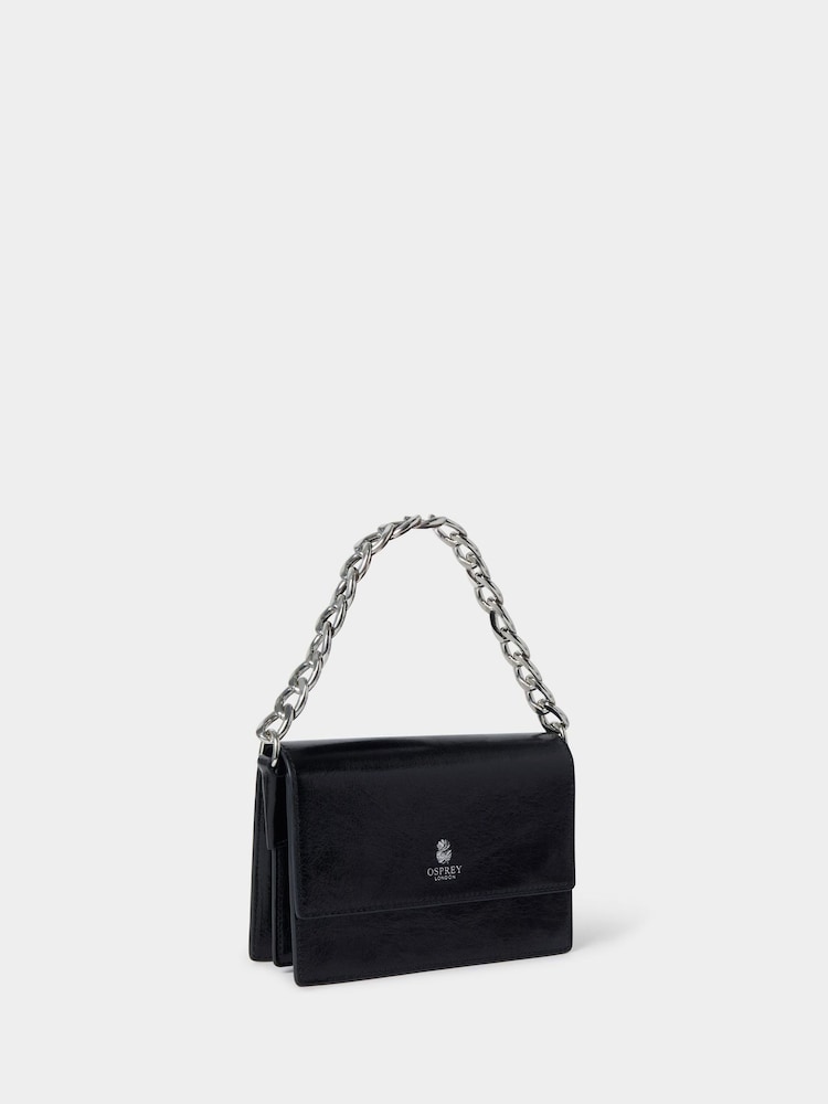 OSPREY LONDON The Chunky Chain Mini Leather Clutch - Image 3 of 6